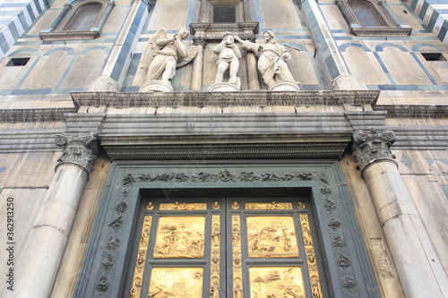 Gates of Paradise - Golden doors of Baptistery of St. John, depicting Biblical scenes
