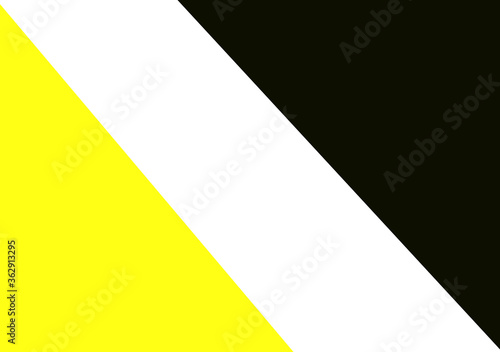 oblique line colors yellow and white with black background