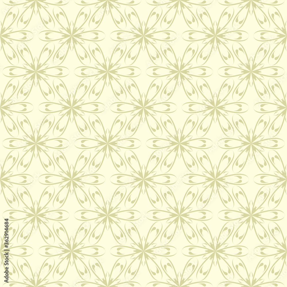 Floral seamless pattern. Pale green background with flowers design Floral seamless pattern. Pale green background with flowers design