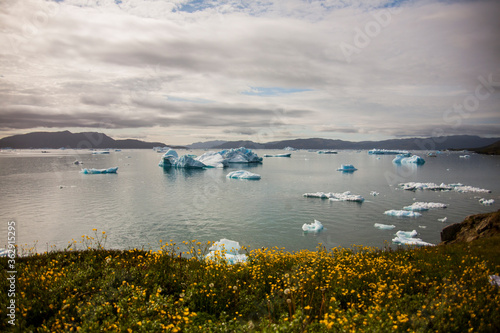 Summer landscape in the fiords of Narsaq, South West Greenland © Alberto Gonzalez 