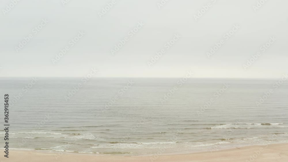 Foggy Baltic Sea with view into the distance Foggy Baltic Sea with view into the distance