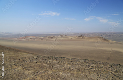 The Tablazo de Ica desert in Peru