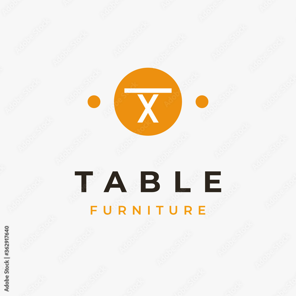 simple table logo design inspiration simple table logo design inspiration