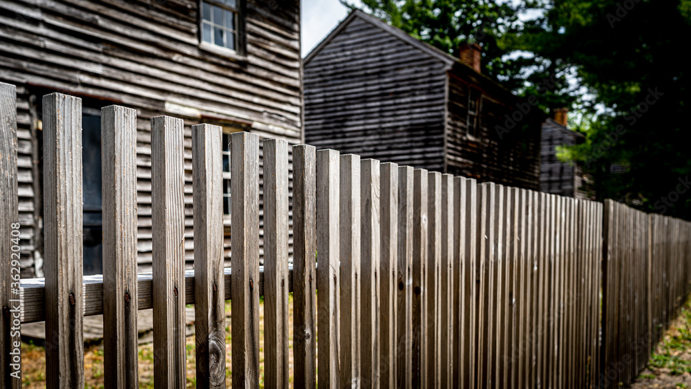 Wooden fence in Batsto, NJ Wooden fence in Batsto, NJ