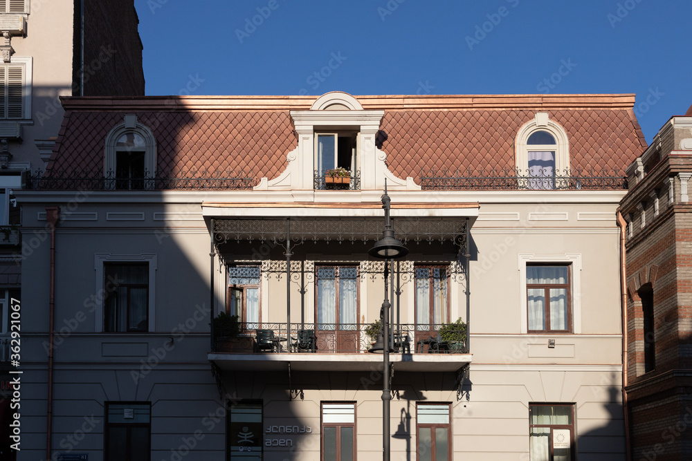 Traditional architecture in Tbilisi, Georgia Traditional architecture in Tbilisi, Georgia