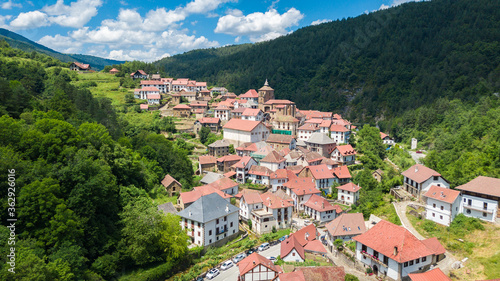 countryside town of navarre, Spain