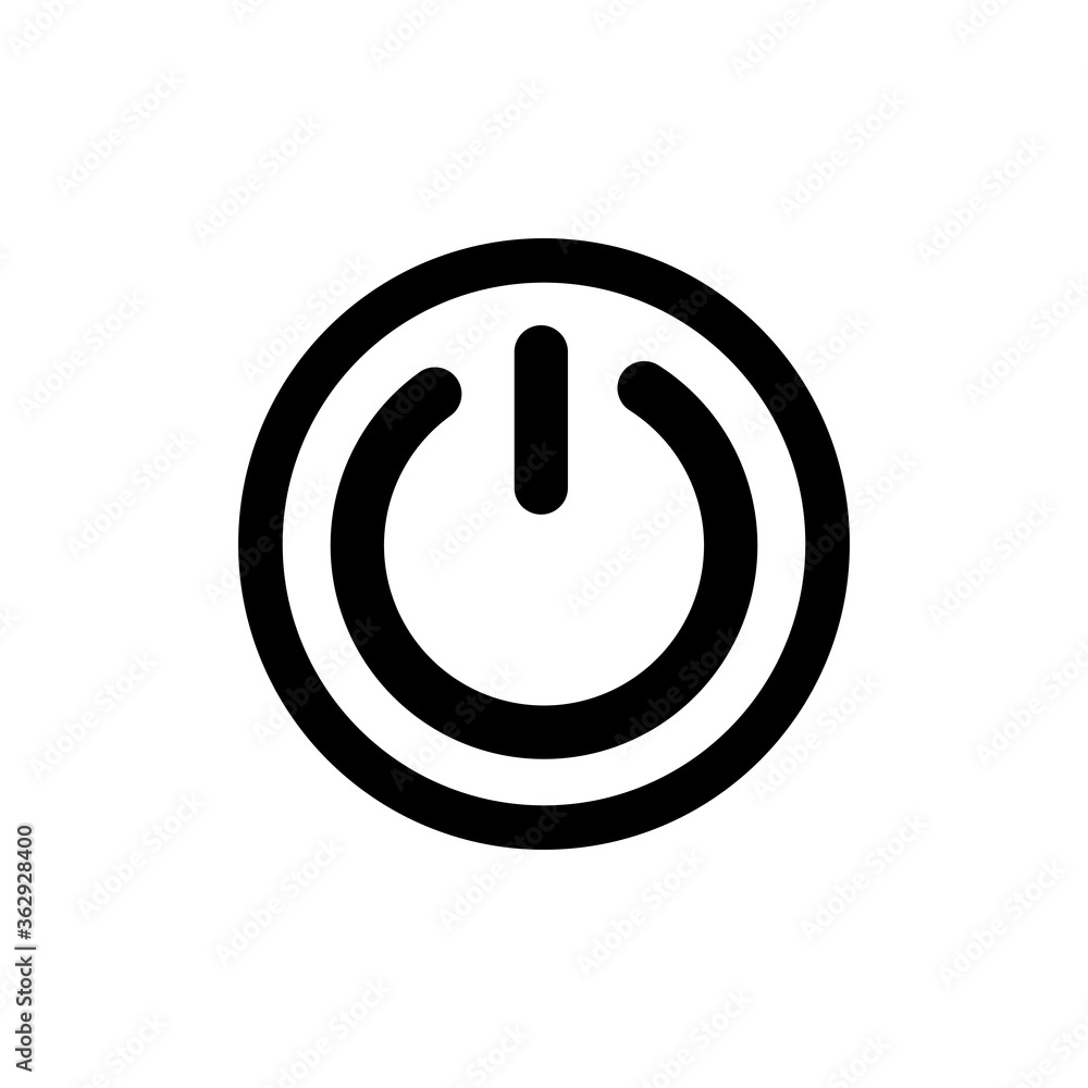 Switch vector icon on white background Switch vector icon on white background