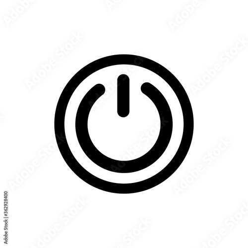 Switch vector icon on white background