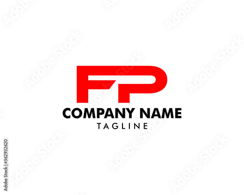 Free Download Initial Letter FP Logo Template Design - GFXLoad