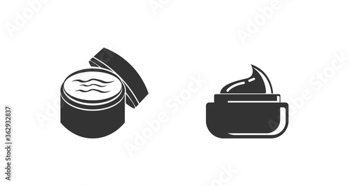 cosmetic cream icon. skin cream icon