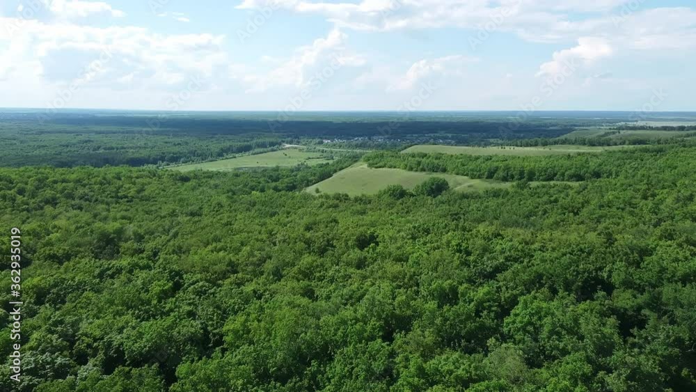 aerial view flying over the trees. beautiful landscape aerial view flying over the trees. beautiful landscape