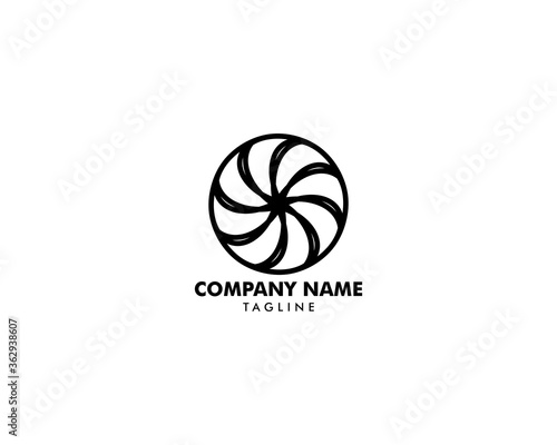 Vortex Vector Illustration Icon Logo Template Design