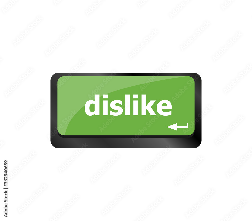 dislike key on keyboard for anti social media concepts dislike key on keyboard for anti social media concepts