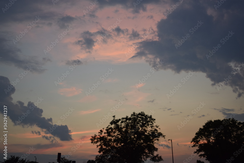 Fototapeta premium A sunset in Arlington, VA