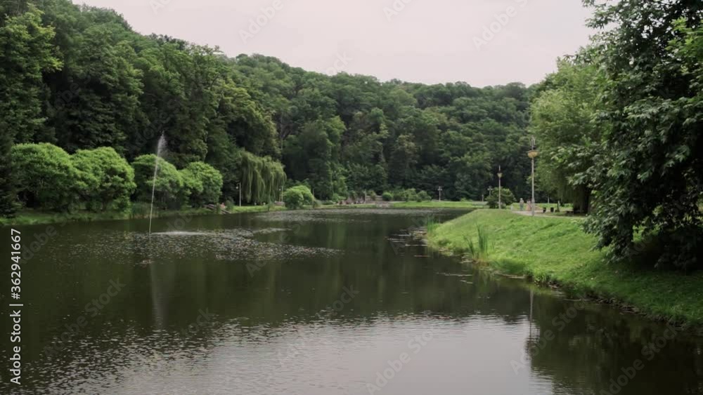 big beautiful lake in the park big beautiful lake in the park