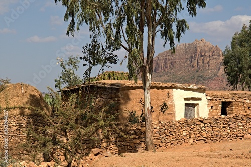 Debra Tsien village. Tigray region. Ethiopia. Africa. photo