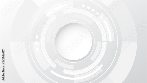 Grey white Abstract technology background,Hi tech digital connect, communication, high technology concept, science, technology background