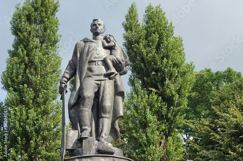 Kaliningrad region. Sovetsk  former Tilsit . Monument to the Liberator Soldier
