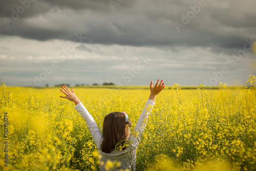 girl in rape field