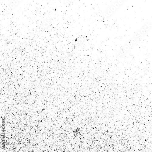 Grainy abstract distressed texture on white background. Vector and illustration.
