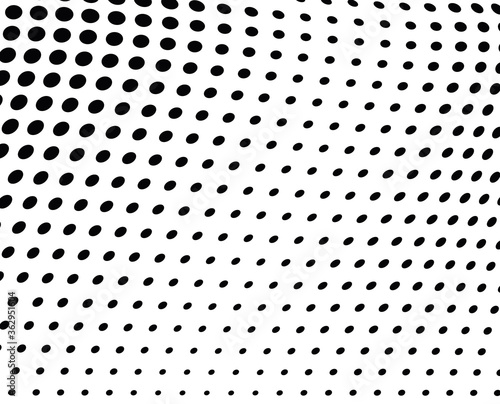 Abstract dotted vector background. Halftone effect