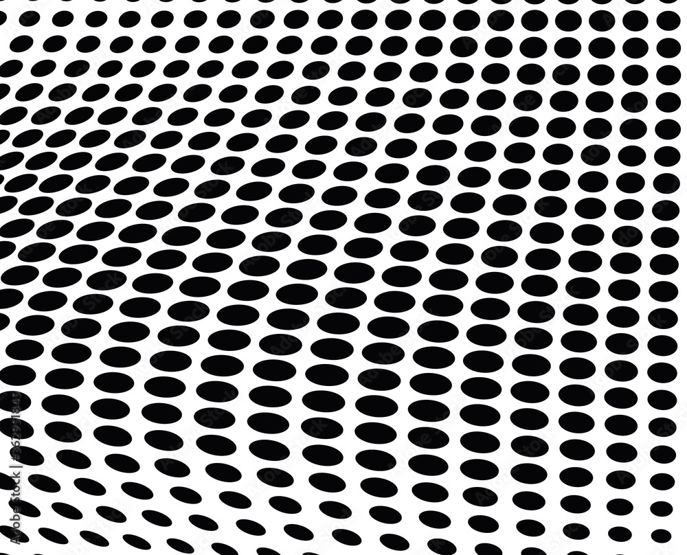 Abstract monochrome halftone pattern. Wide vector illustration Abstract monochrome halftone pattern. Wide vector illustration