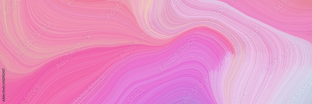 colorful and elegant vibrant abstract artistic waves graphic with modern soft swirl waves background illustration with pastel magenta, thistle and plum color