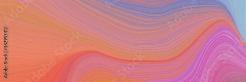 colorful and elegant vibrant background graphic with abstract waves design with pale violet red  light coral and light pastel purple color