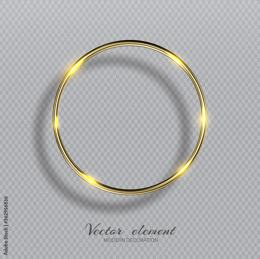 Bright glowing ring. Bright glowing neon frame made of bright glowing rays.  vector png Stock Vector | Adobe Stock