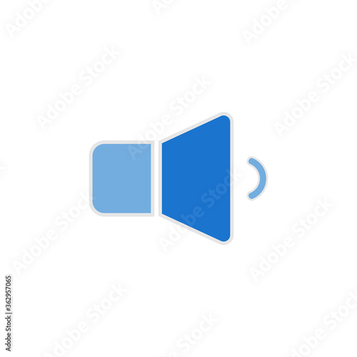 Free Download speaker, sound, audio symbol icon vector illustration isolated on white background - GFXLoad