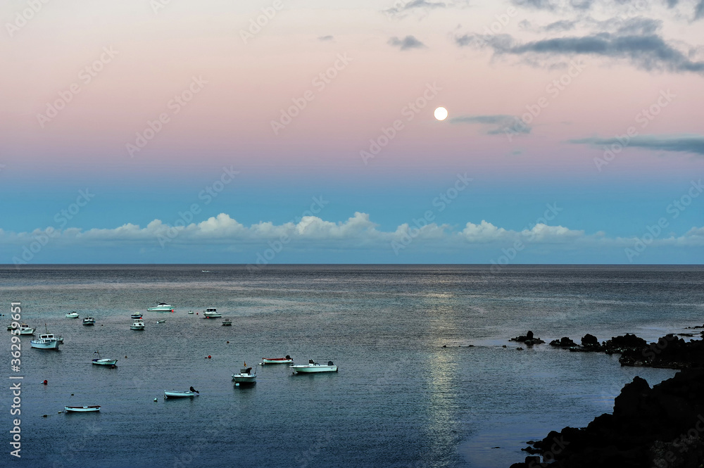 Atlantic morning, Punta Mujeres, Lanzarote Island, Canary Islands, Spain