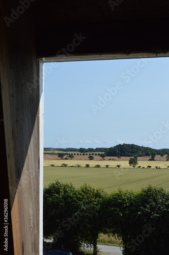 landscape from a window