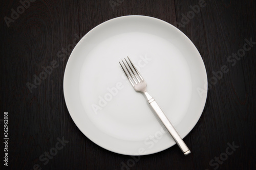 Dish with fork