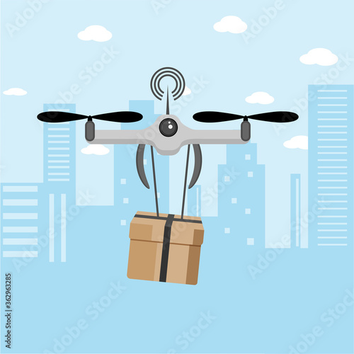 Dron delivery