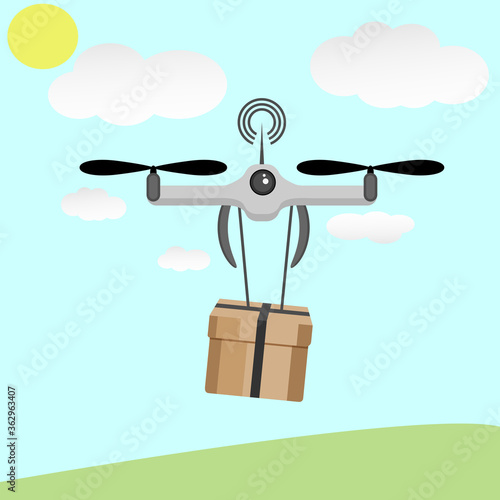 Dron delivery
