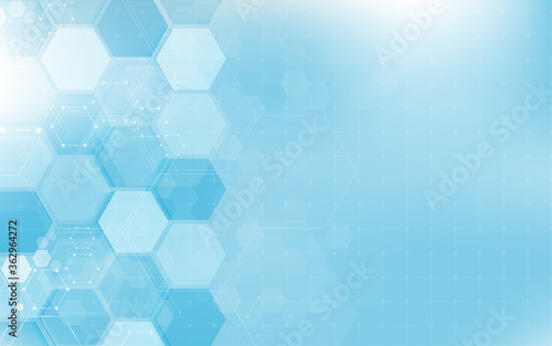 DNA digital, sequence, code structure with glow. Science concept and nano technology background. vector design.