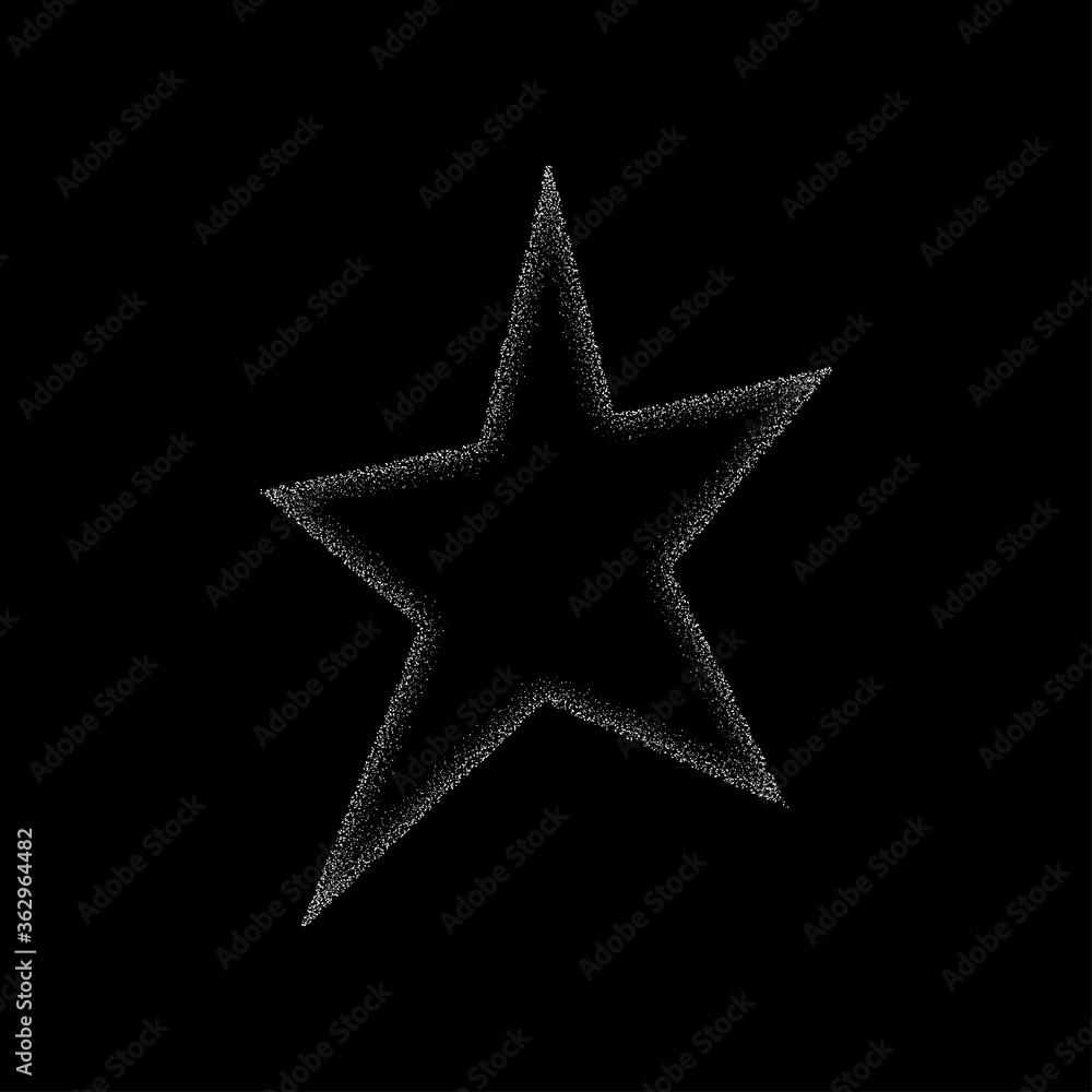 Abstract Star Stipple Effect. Vector and Illustration. Abstract Star Stipple Effect. Vector and Illustration.