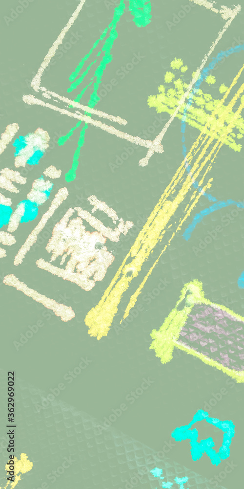 Obraz premium Hand Drawn Geometrical Pattern. Vintage Silver