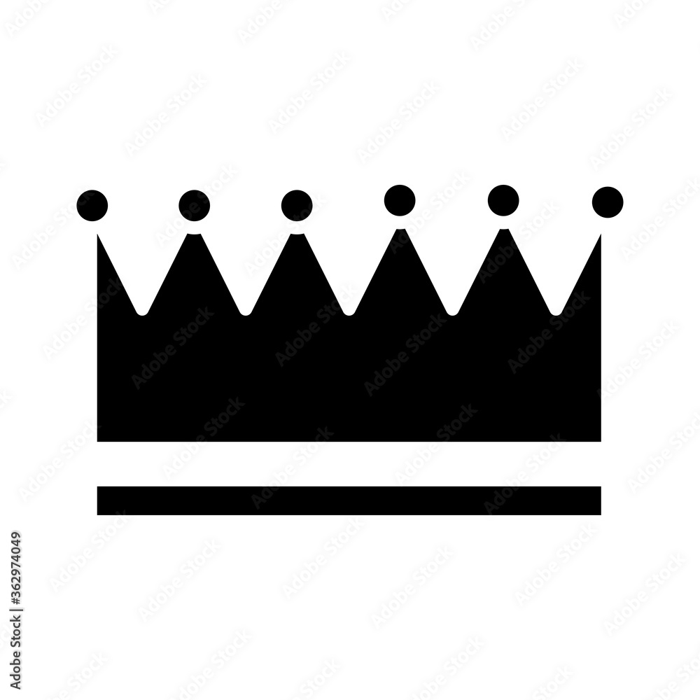 royal crown of count silhouette style icon royal crown of count silhouette style icon