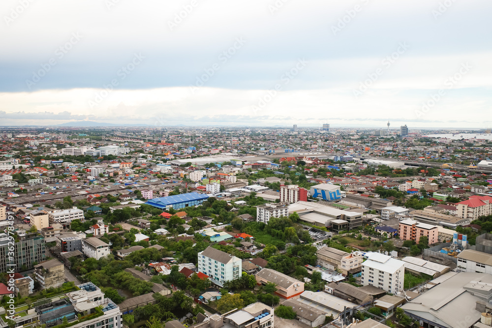 City view of Bangkok city 
