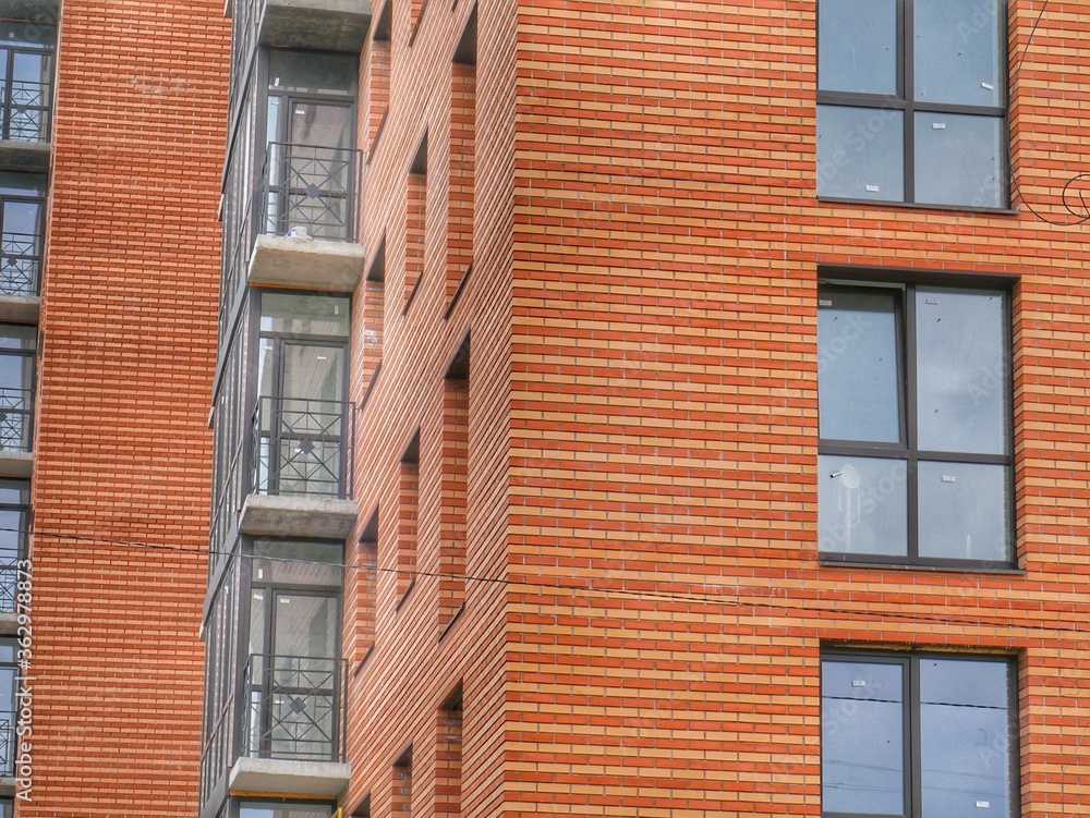 Obraz premium red brick building