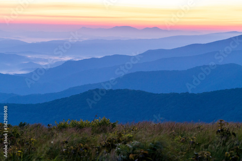 Early morning layers of the Blue Ridge Mountains © Jon