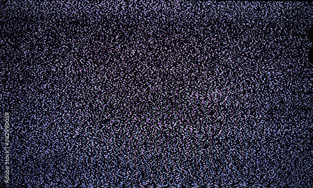Fototapeta premium Glitch art scan line background. TV scan line monitor for old technology concept. Old damaged monitor line spots for aesthetic design.