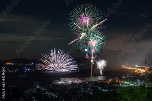 館山湾花火大会-5