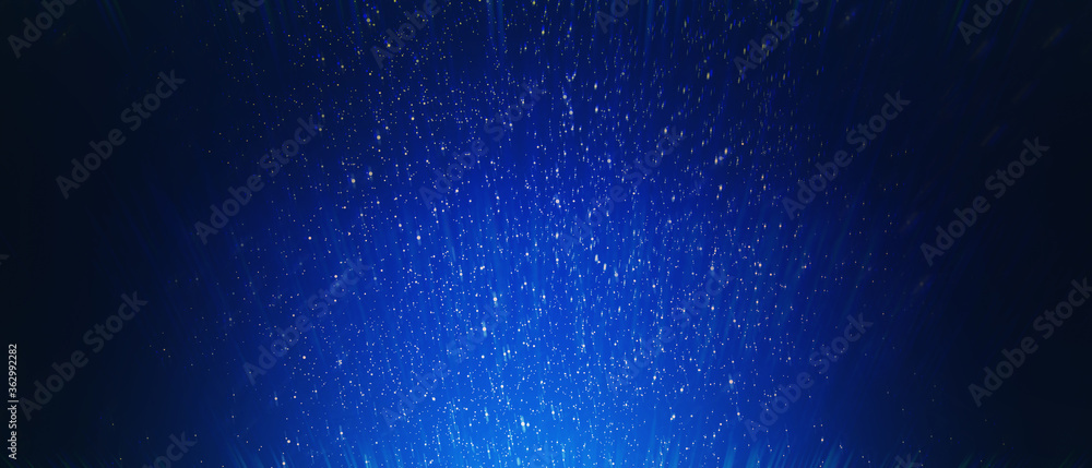 Fototapeta premium Glowing night sky background
