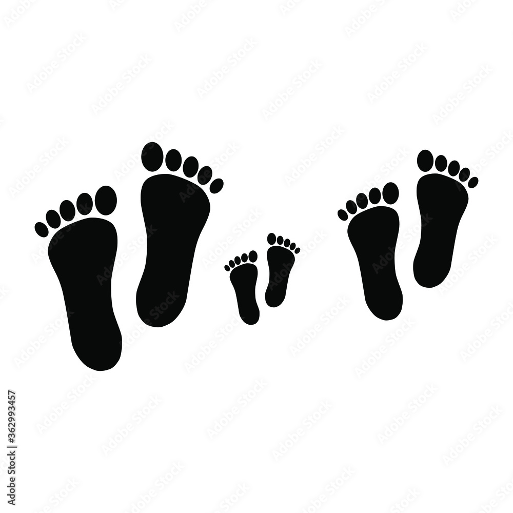 family legs on a white background. EPS10
family legs on a white background. EPS10