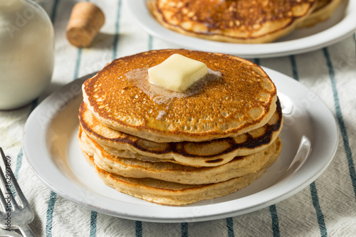 Homemade Warm Buttermilk Pancakes