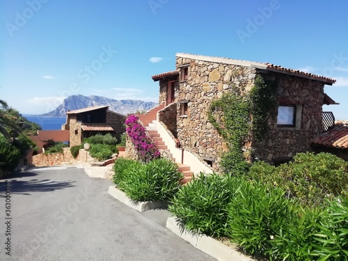 Obraz na plátně Italy sardinia ladscape capo coda cavallo bay summer 2020