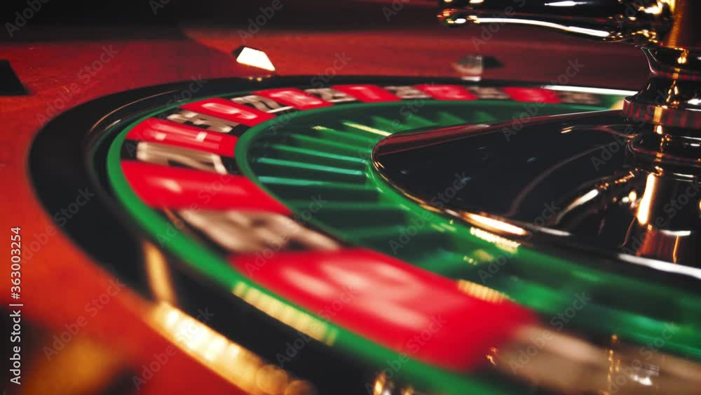 Roulette table close up at the Casino Roulette table close up at the Casino