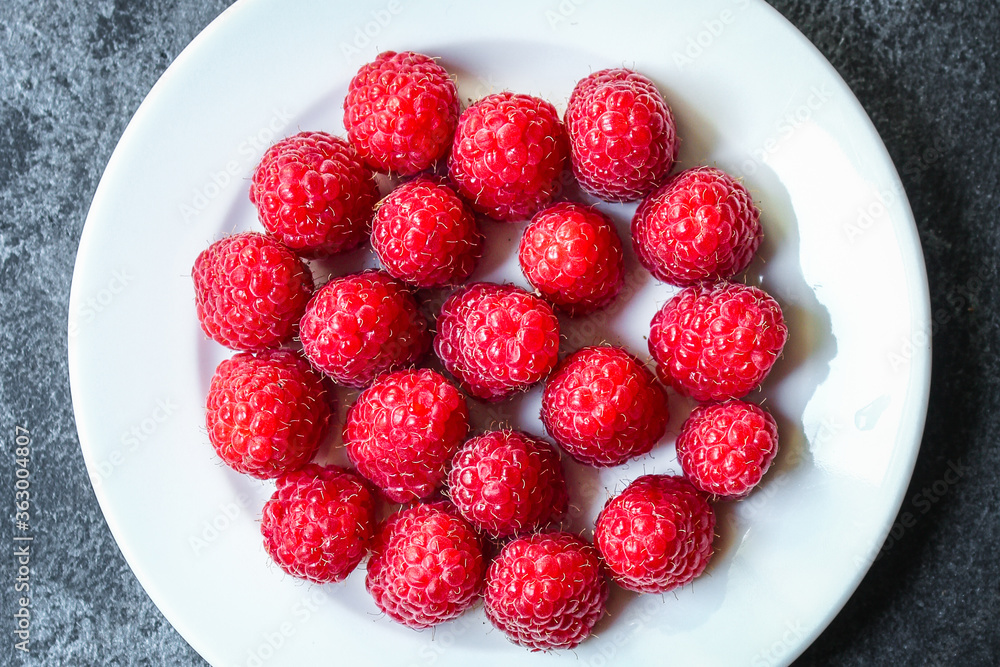 raspberry raw ripe red juicy berries Menu concept serving . food background top view copy space organic healthy eating raspberry raw ripe red juicy berries Menu concept serving . food background top view copy space organic healthy eating